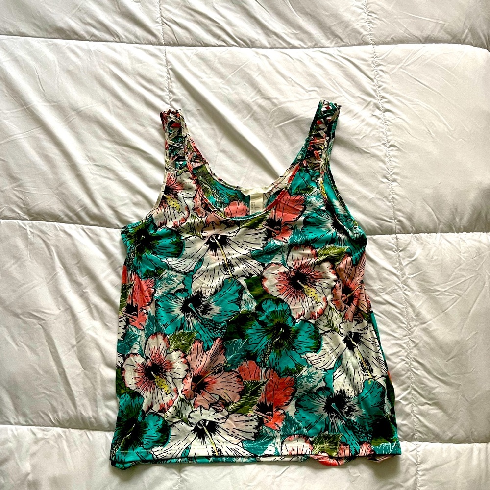 H&M Floral Women’s Tank | Beach Coverup